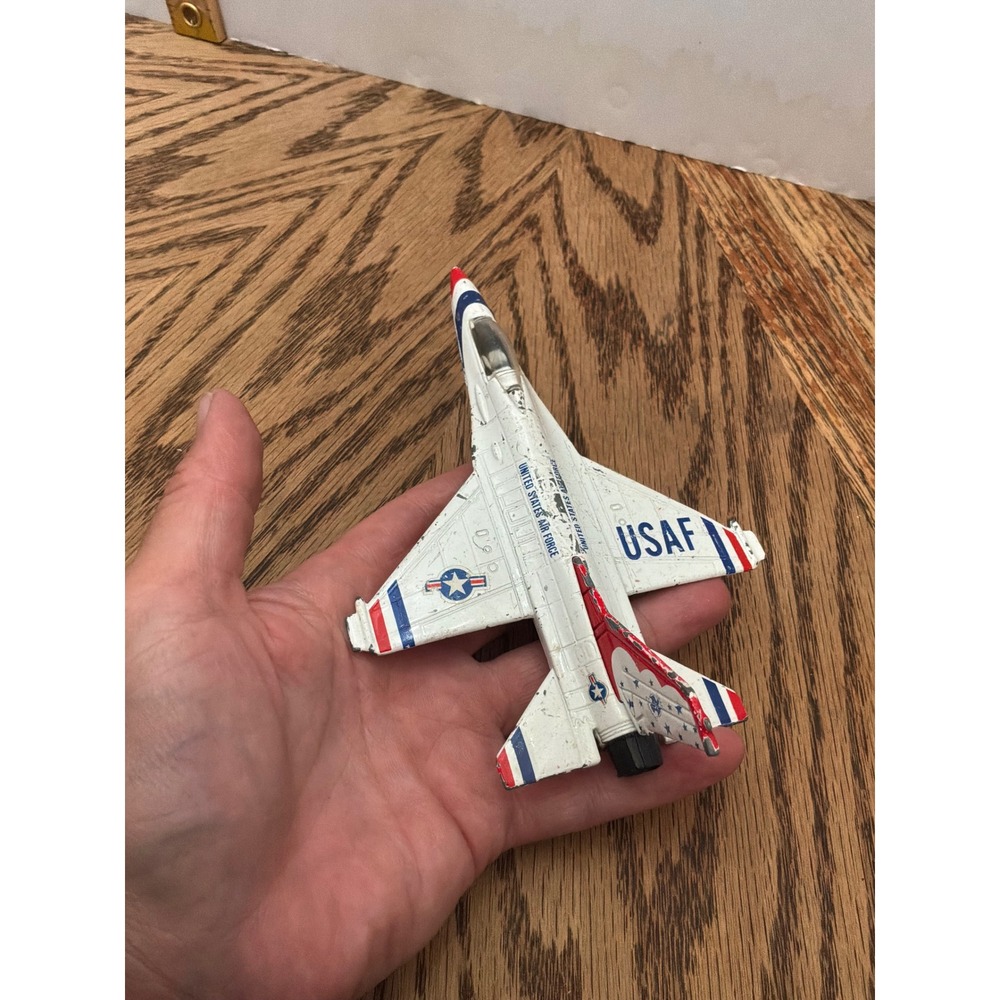 Vintage Kids Ertl F-16 Thunderbirds Jet OS White